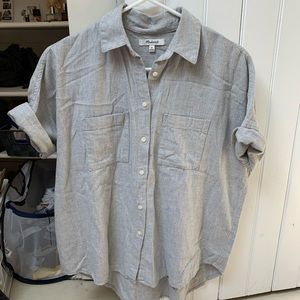 Madewell courier button up shirt